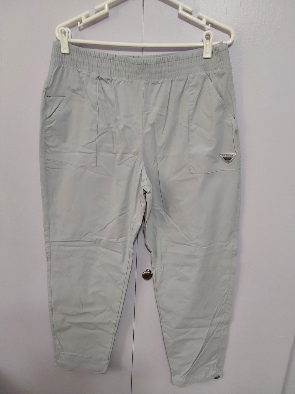 Columbia PFG Light Gray Women's Elastic Waist Joggers